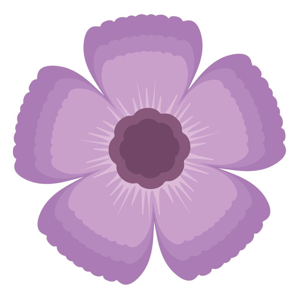 flower flat icon vector