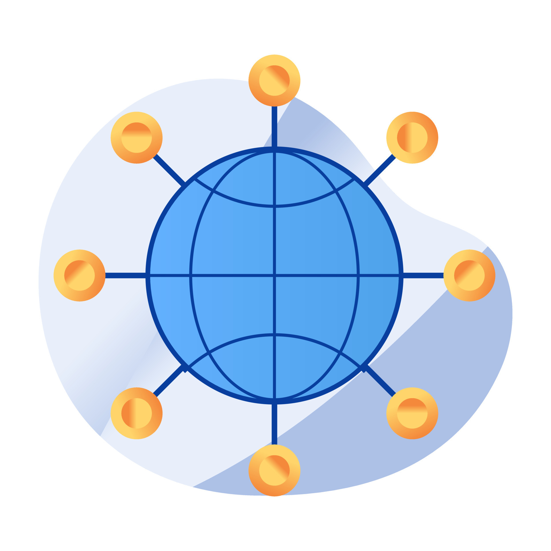Global network icon, editable vector 10137924 Vector Art at Vecteezy