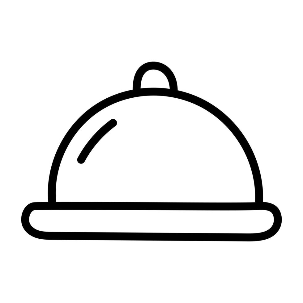 un diseño de icono de cloche vector