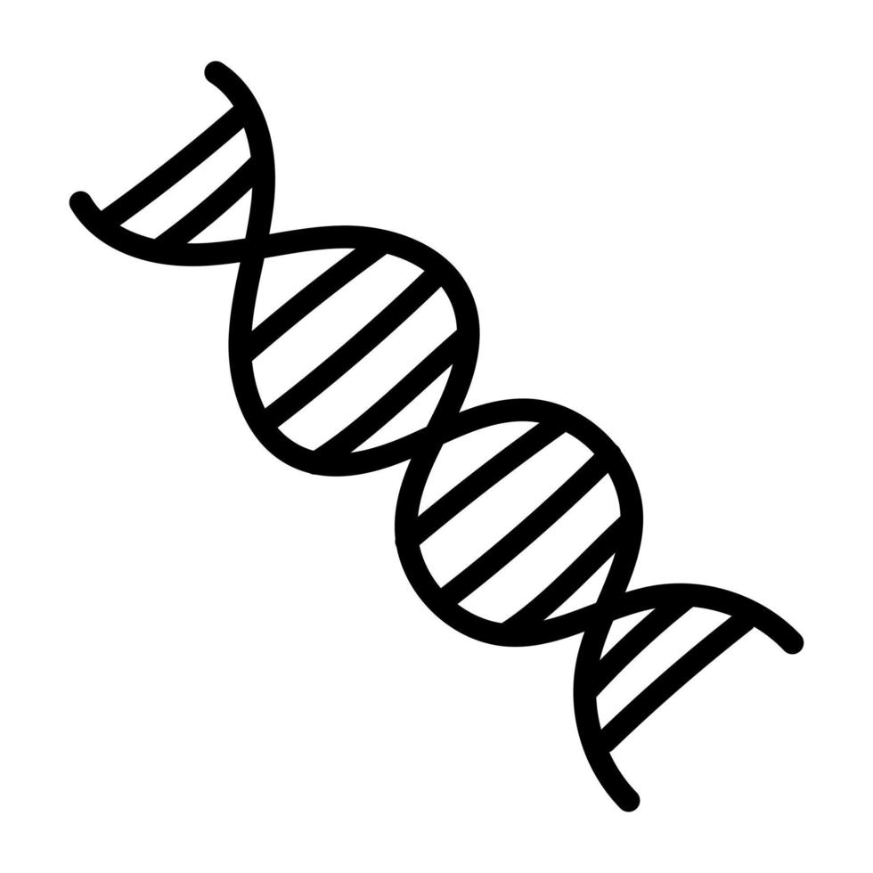 DNa icon in linear design vector