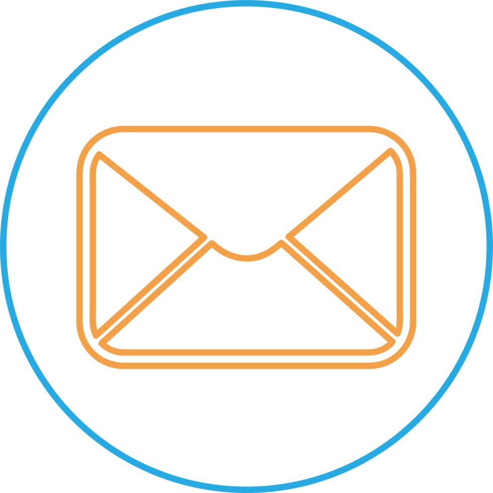 Email and mail icon sign symbol design png