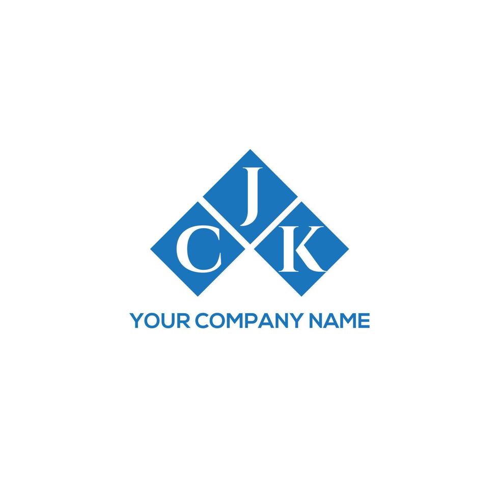 CJK letter logo design on WHITE background. CJK creative initials