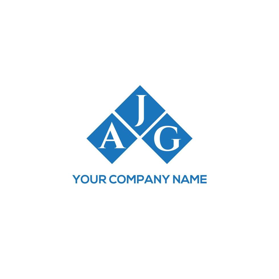 JAG letter logo design on WHITE background. JAG creative initials letter logo concept. JAG letter design. vector