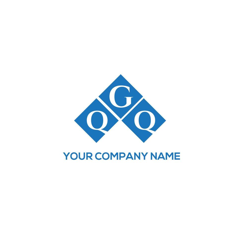 QGQ letter logo design on WHITE background. QGQ creative initials letter logo concept. QGQ letter design. vector