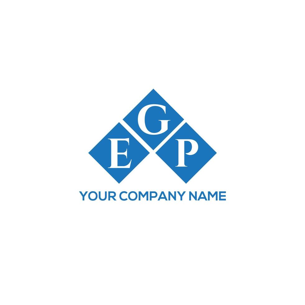 EGP creative initials letter logo concept. EGP letter design.EGP letter logo design on WHITE background. EGP creative initials letter logo concept. EGP letter design. vector