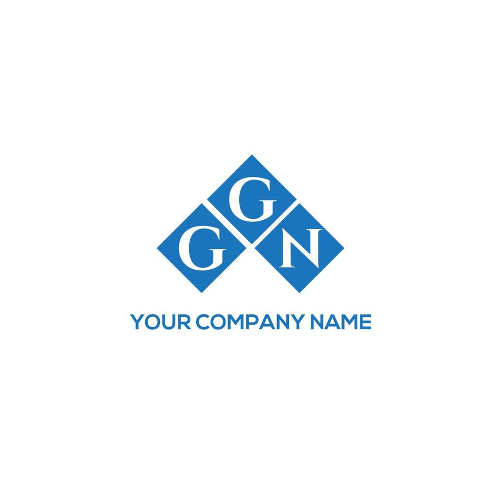 GGN letter logo design on WHITE background. GGN creative initials letter logo concept. GGN letter design. vector