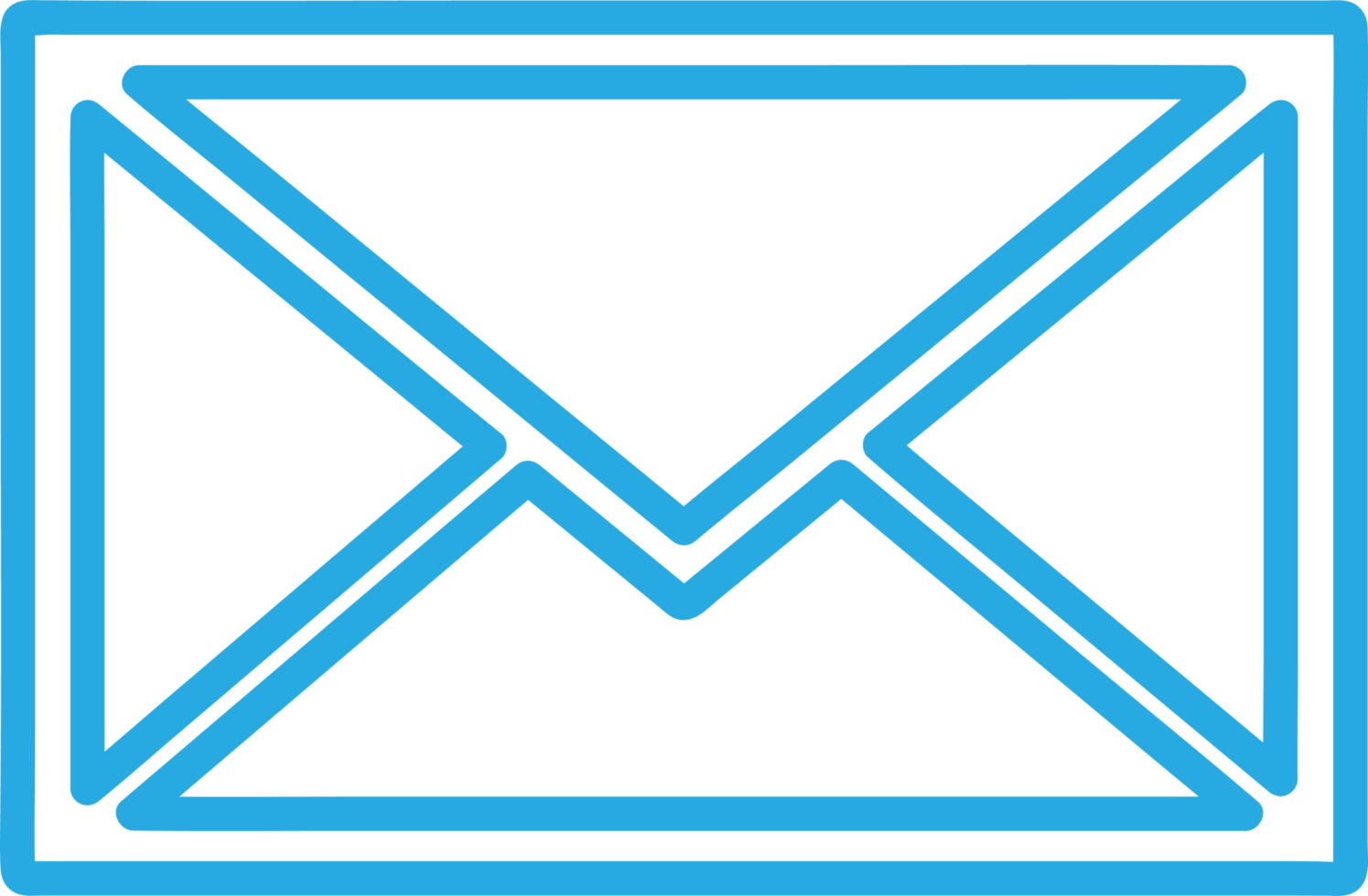 E-Mail- und Mail-Symbolzeichen-Symboldesign png