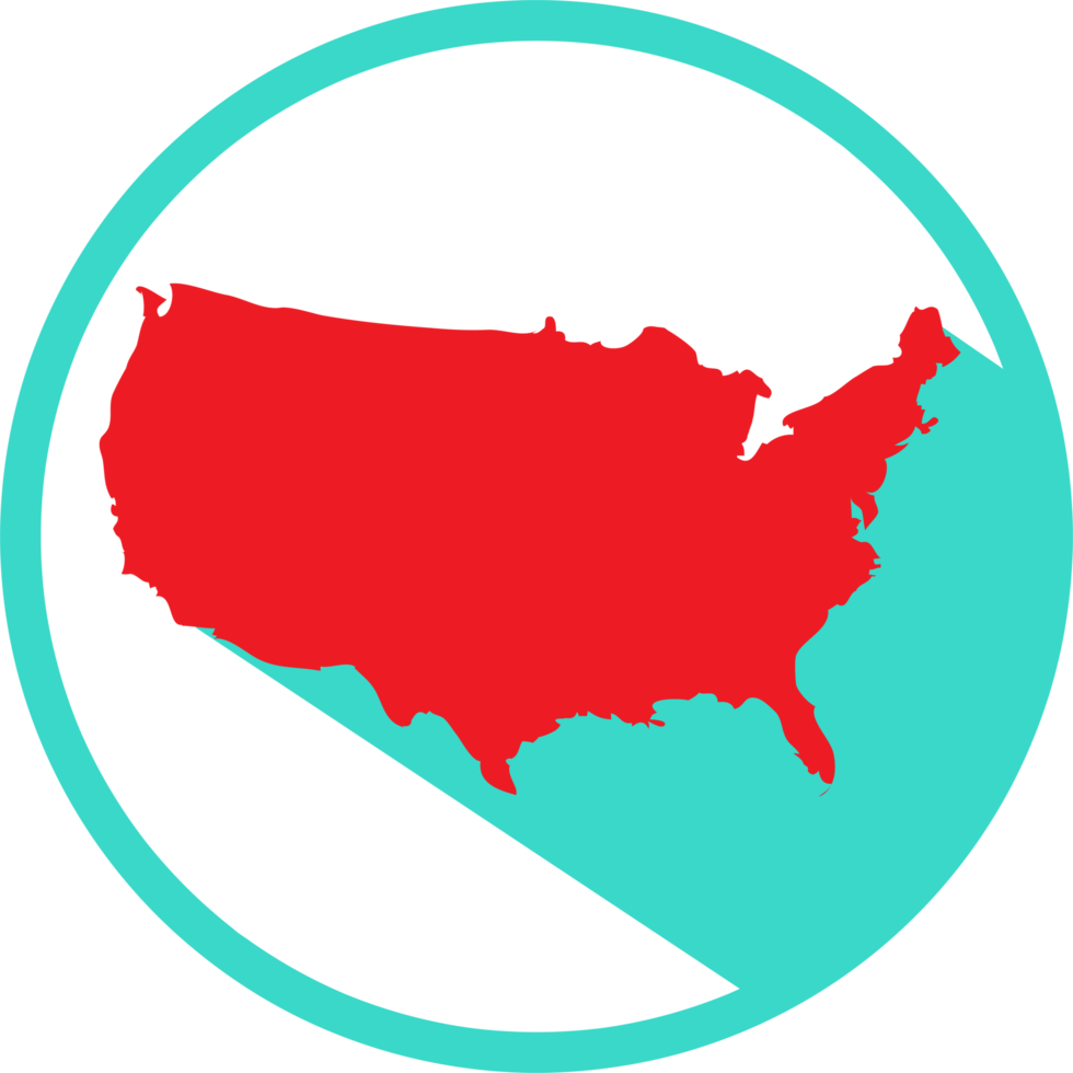 usa karta ikon tecken symbol design png