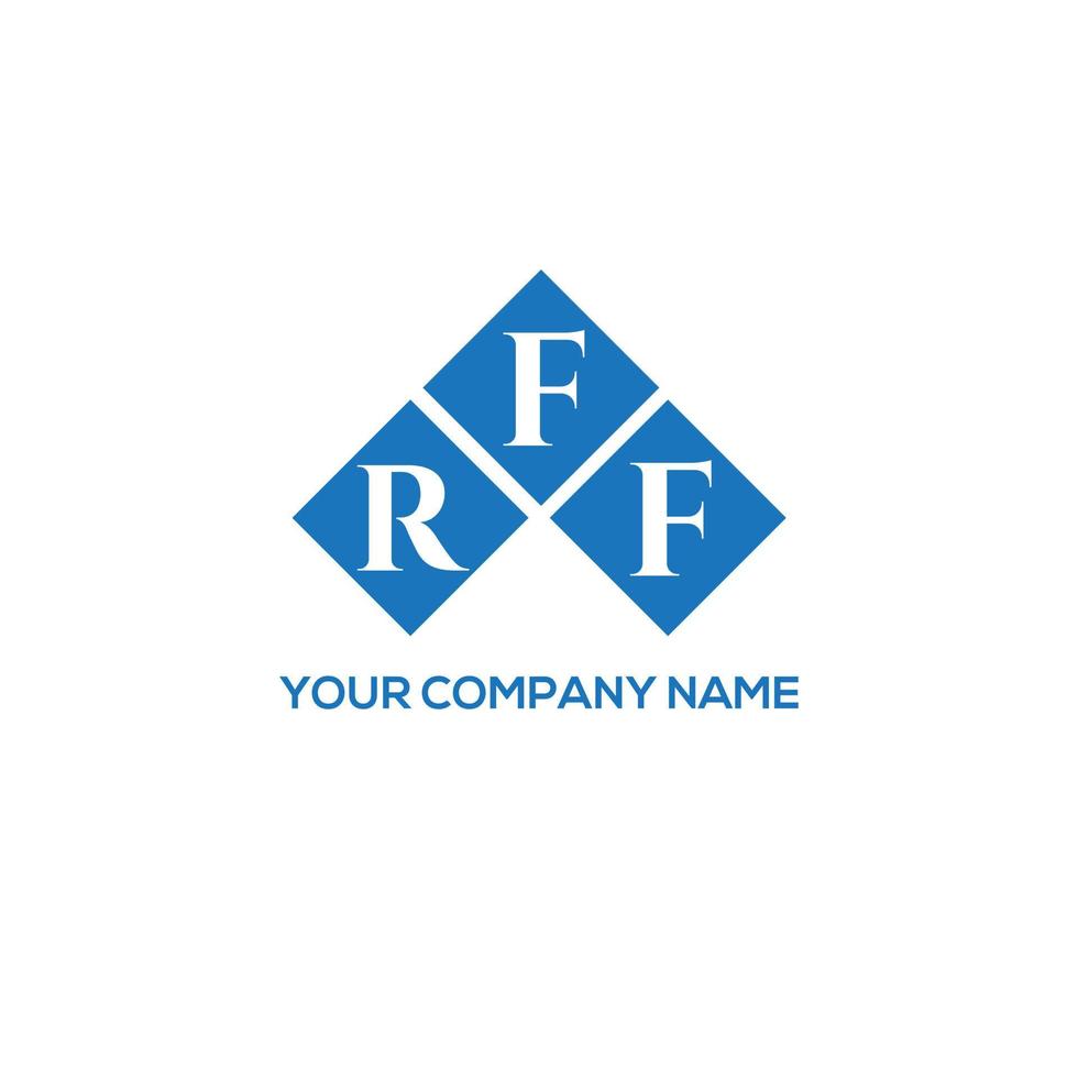 FRF letter logo design on WHITE background. FRF creative initials letter logo concept. FRF letter design. vector