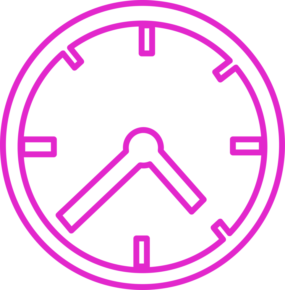 Clock icon sign symbol design png