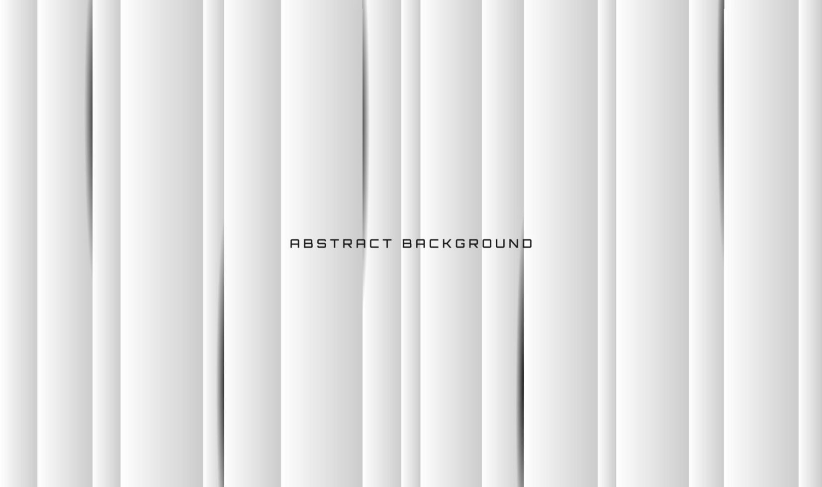 3D white geometric abstract background overlap layer on bright space with line effect decoration. Graphic design element future style concept for banner, flyer, card, brochure cover, or landing page vector