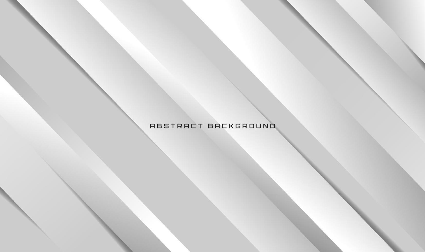 3D white geometric abstract background overlap layer on bright space with line effect decoration. Graphic design element future style concept for banner, flyer, card, brochure cover, or landing page vector