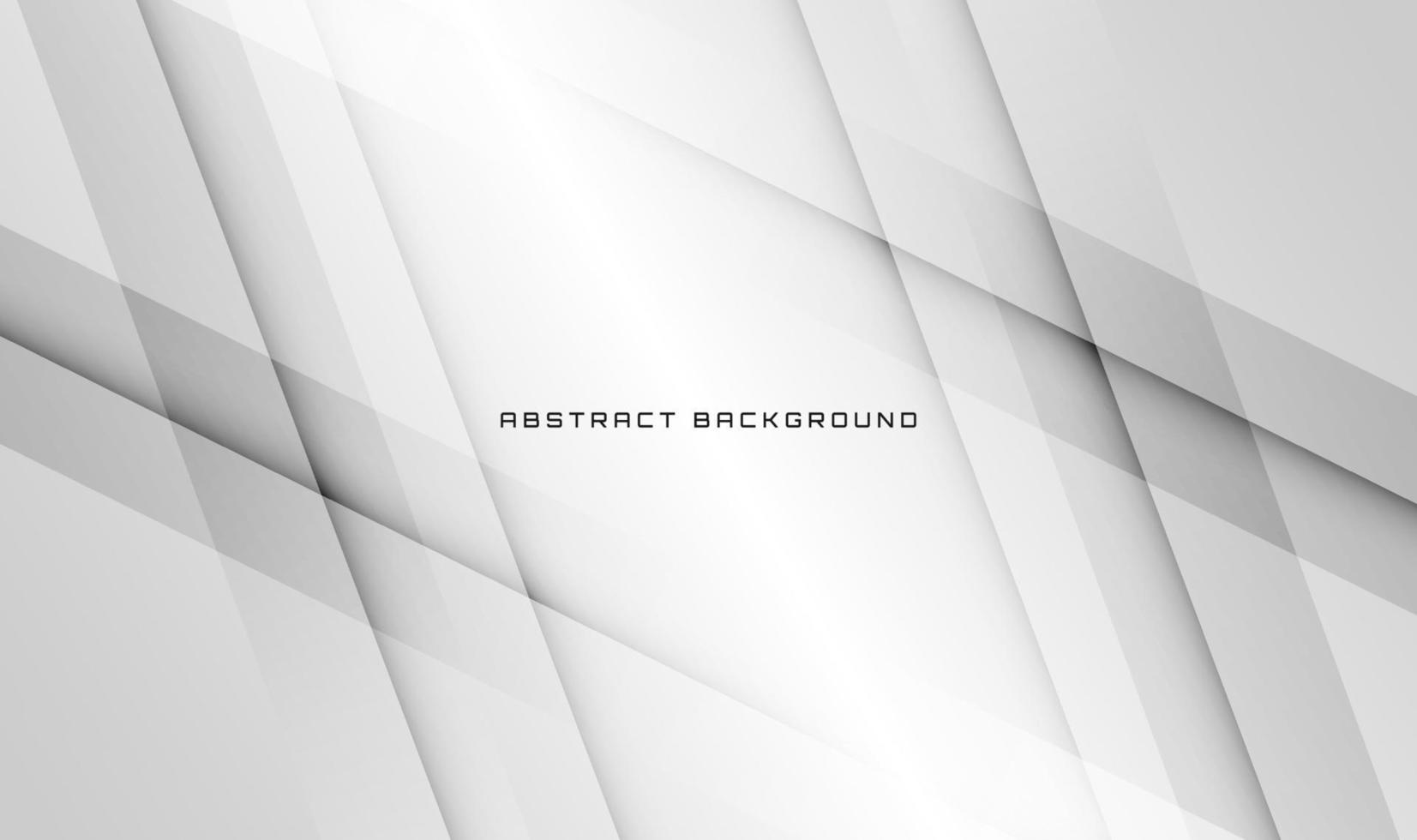 3D white geometric abstract background overlap layer on bright space with line effect decoration. Graphic design element future style concept for banner, flyer, card, brochure cover, or landing page vector