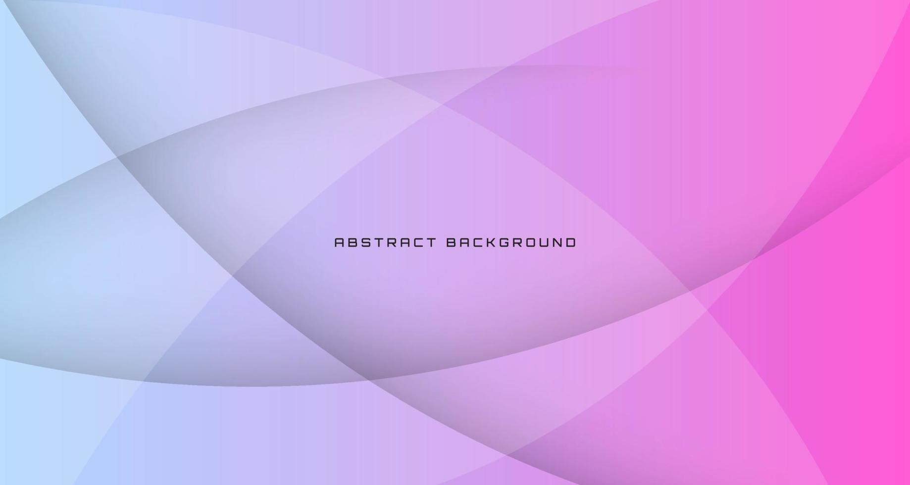 3D pink blue geometric abstract background overlap layer on bright space with waves decoration. Graphic design element future style concept for banner, flyer, card, brochure cover, or landing page vector
