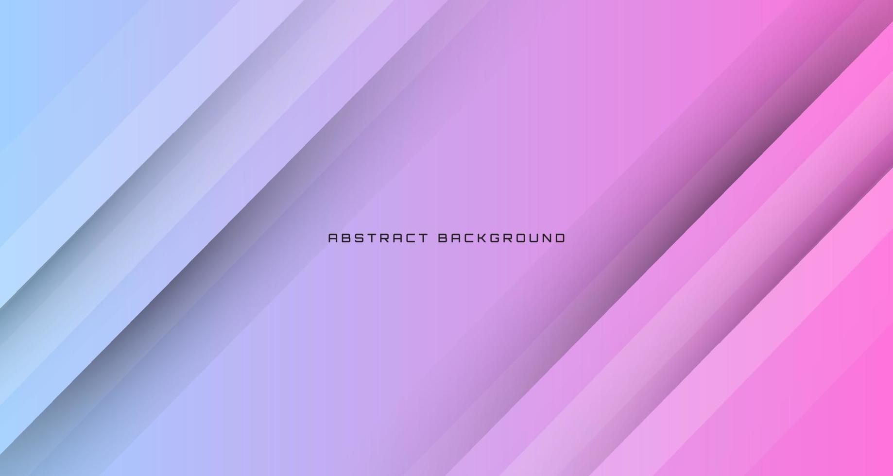 3D pink blue geometric abstract background overlap layer on bright space with line decoration. Graphic design element future style concept for banner, flyer, card, brochure cover, or landing page vector