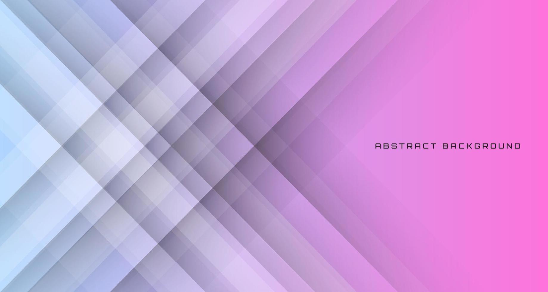 3D pink blue geometric abstract background overlap layer on bright space with line decoration. Graphic design element future style concept for banner, flyer, card, brochure cover, or landing page vector