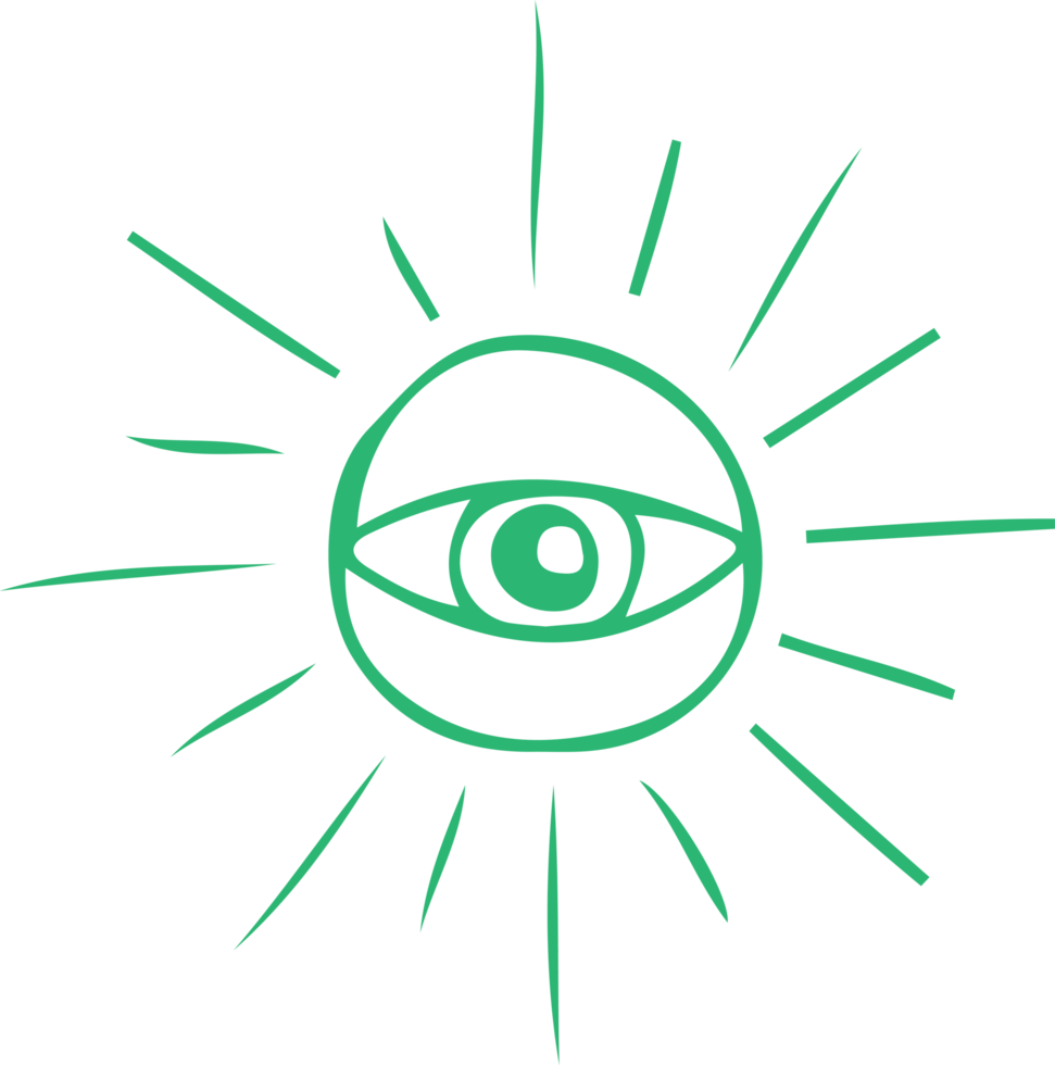 diseño de símbolo de signo de icono de ojo png