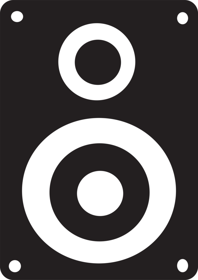 diseño de símbolo de signo de icono de altavoces de audio 10142106 PNG
