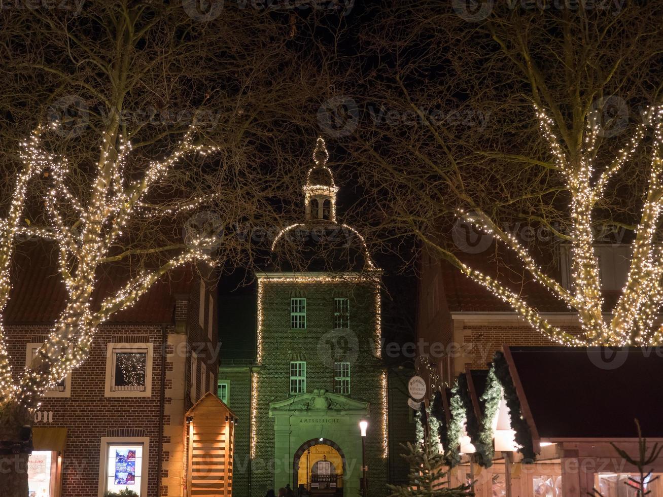 tiempo de navidad en ahaus en westfalia foto