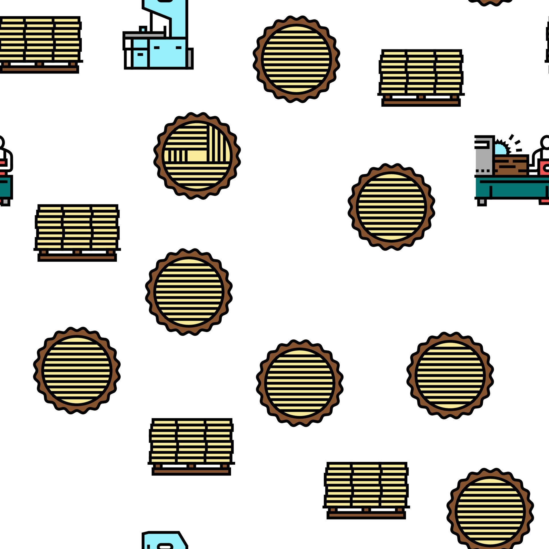 Sawmill Cut Service Vector Seamless Pattern 10142711 Vector Art at Vecteezy
