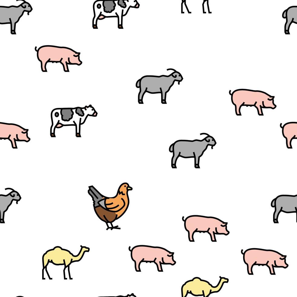 mascotas animales domésticos vector de patrones sin fisuras