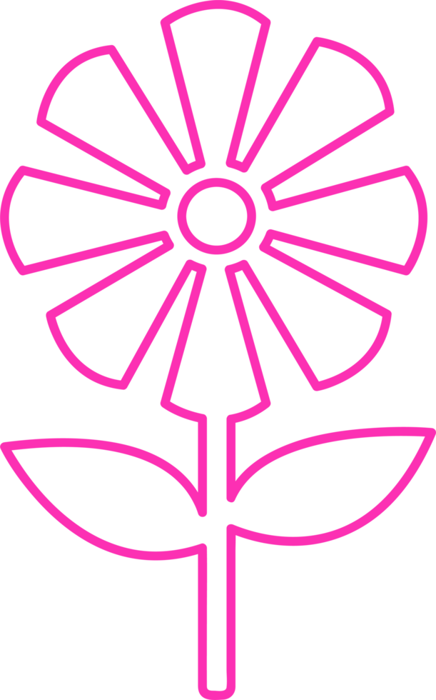 blomma ikonen flora tecken symbol design png