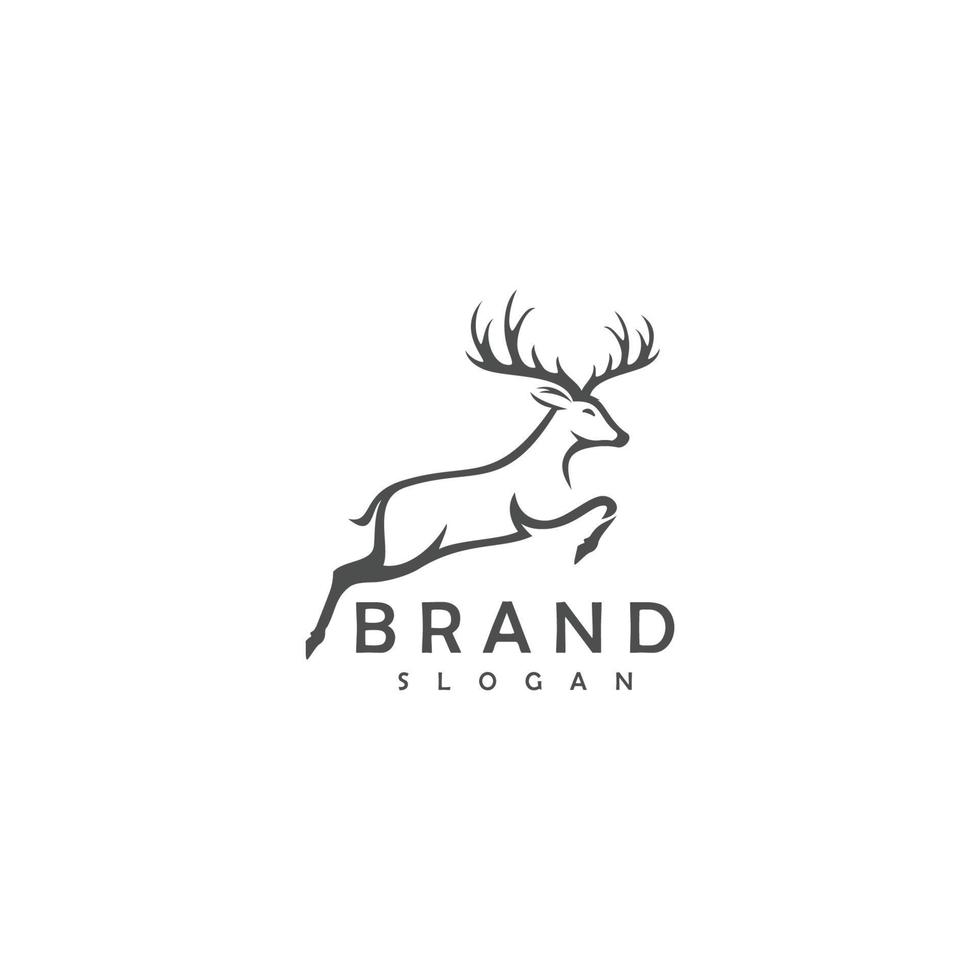 Deer Logo Template vector Illustration