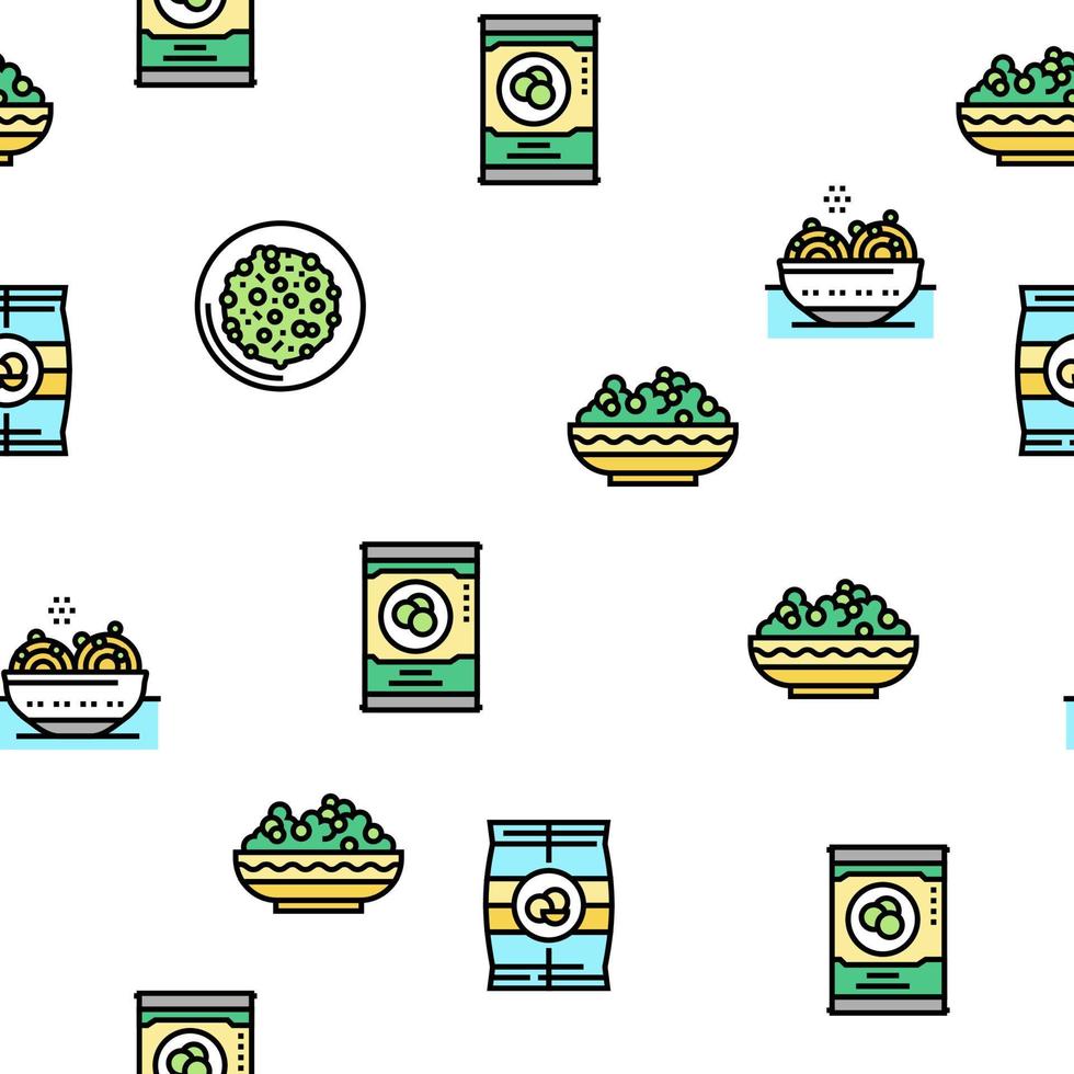 Peas Beans Vegetable Vector Seamless Pattern 10143881 Vector Art at Vecteezy