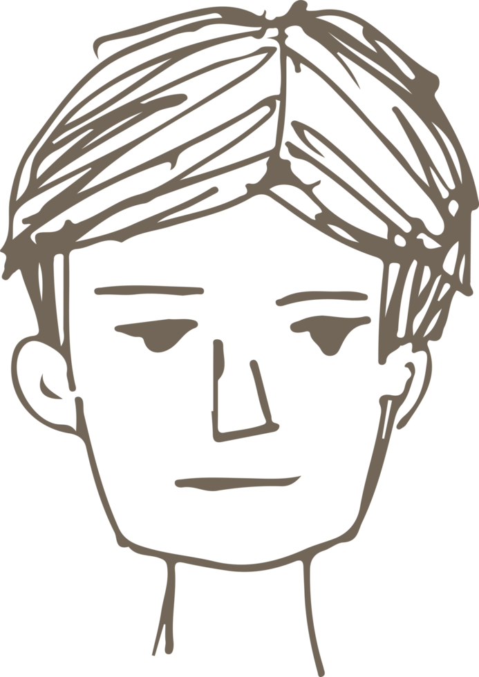 persone faccia icona avatar mano disegnare segno design png