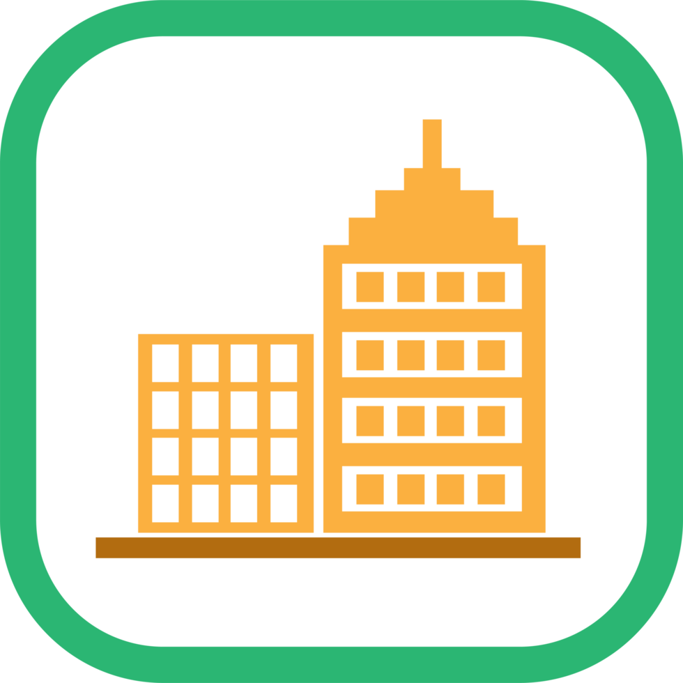 Building icon sign symbol design png