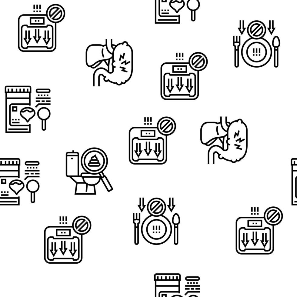 Hepatitis Liver Health Problem Vector Seamless Pattern