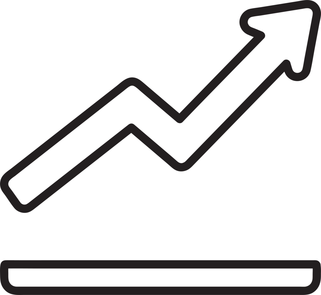 trend pictogram teken symbool ontwerp png