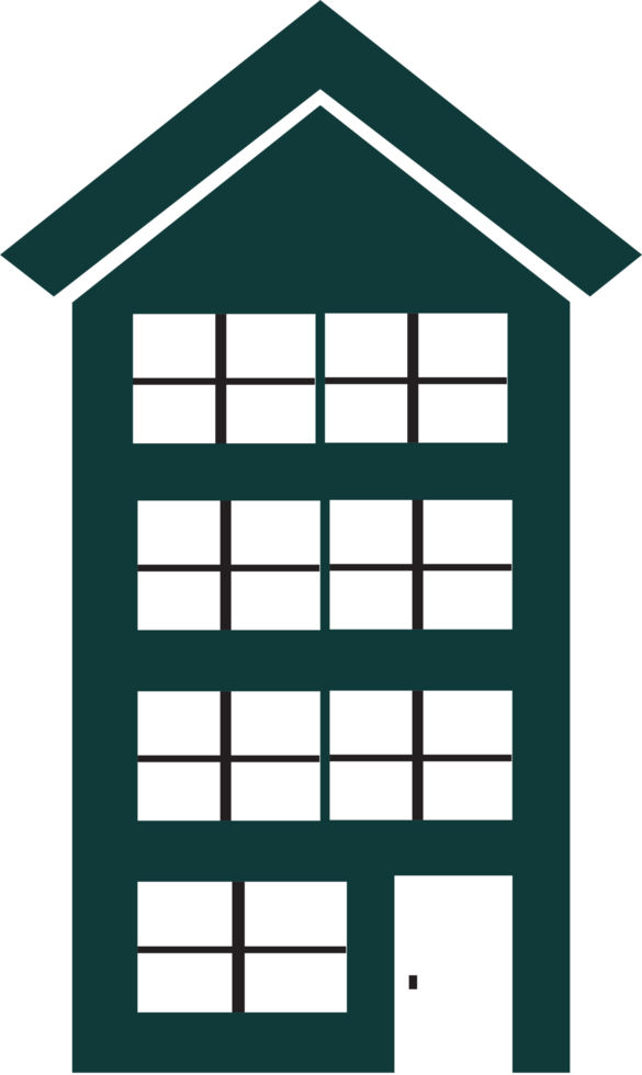 Town Townhouses home icon png