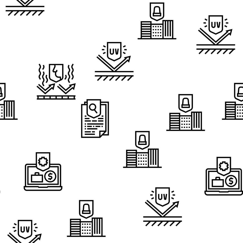 Protect Technology Vector Seamless Pattern