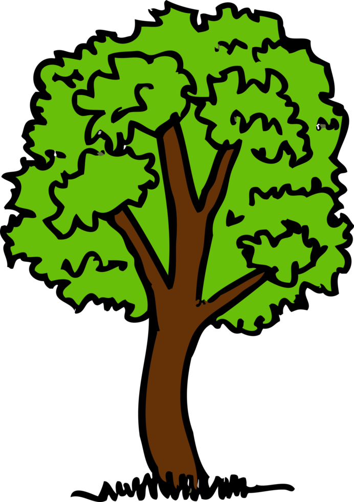 trees with leaves icon sign design png