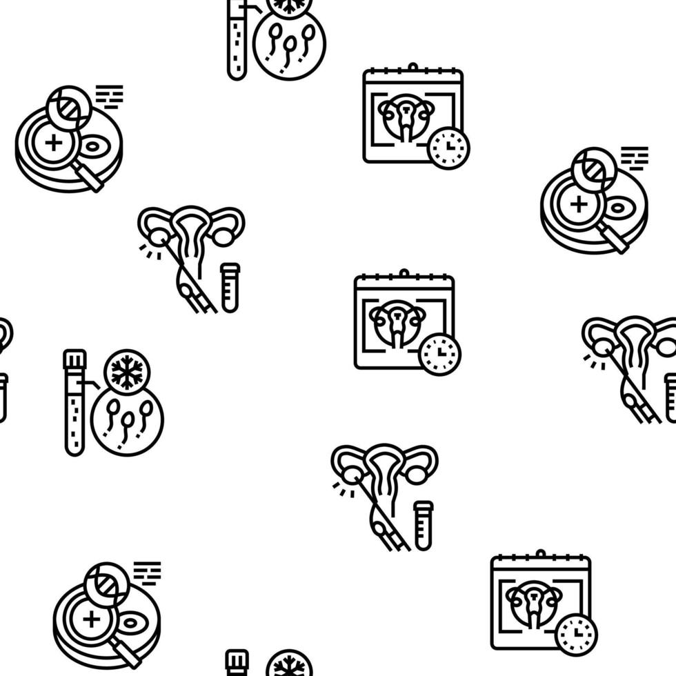 Fertilization Treat Vector Seamless Pattern