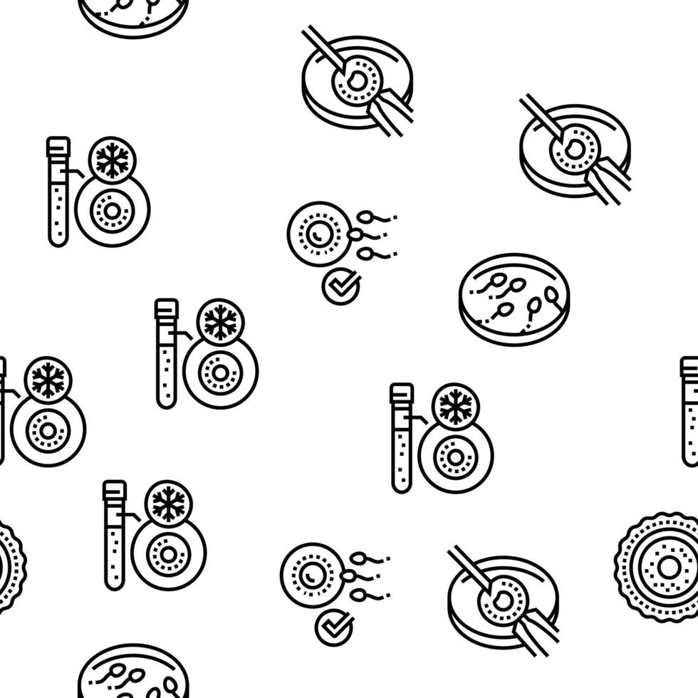 Fertilization Treat Vector Seamless Pattern