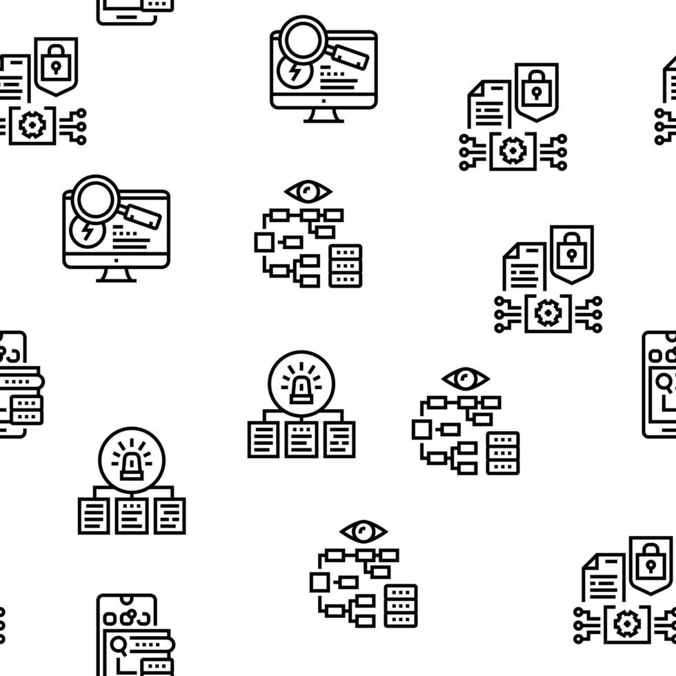 Incident Management Vector Seamless Pattern