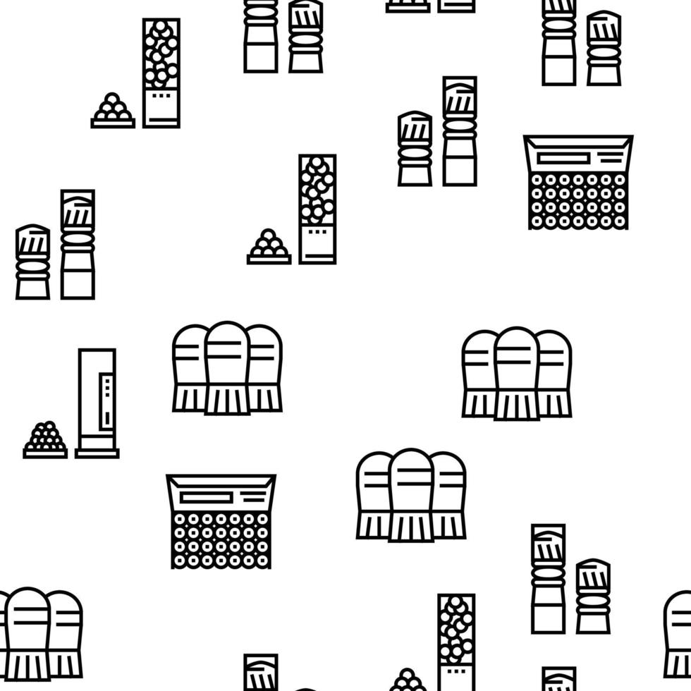 Bullet Ammunition Vector Seamless Pattern