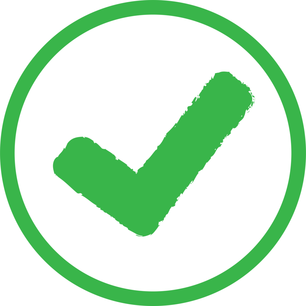 Tick icon accept approve sign design png