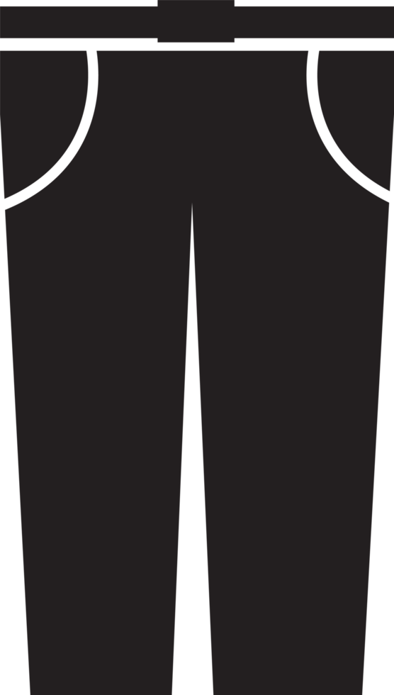 Trousers Icon sign symbol design png