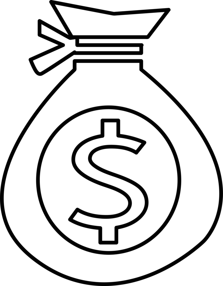 Money icon sign symbol design png