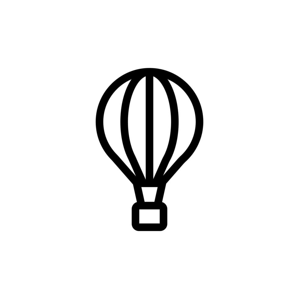vector de icono de globo. ilustración de símbolo de contorno aislado