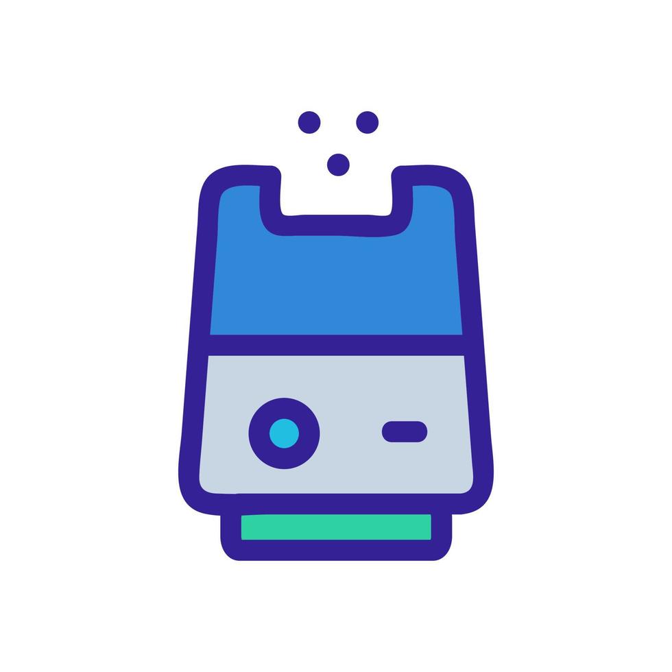air purifier icon vector. Isolated contour symbol illustration vector