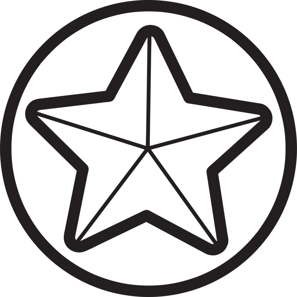 Stern-Symbol-Zeichen-Symbol-Design png