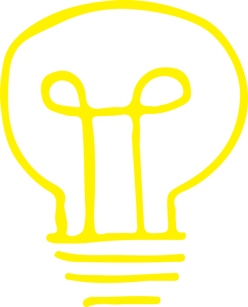 ritning glödlampa ikon tecken symbol design png