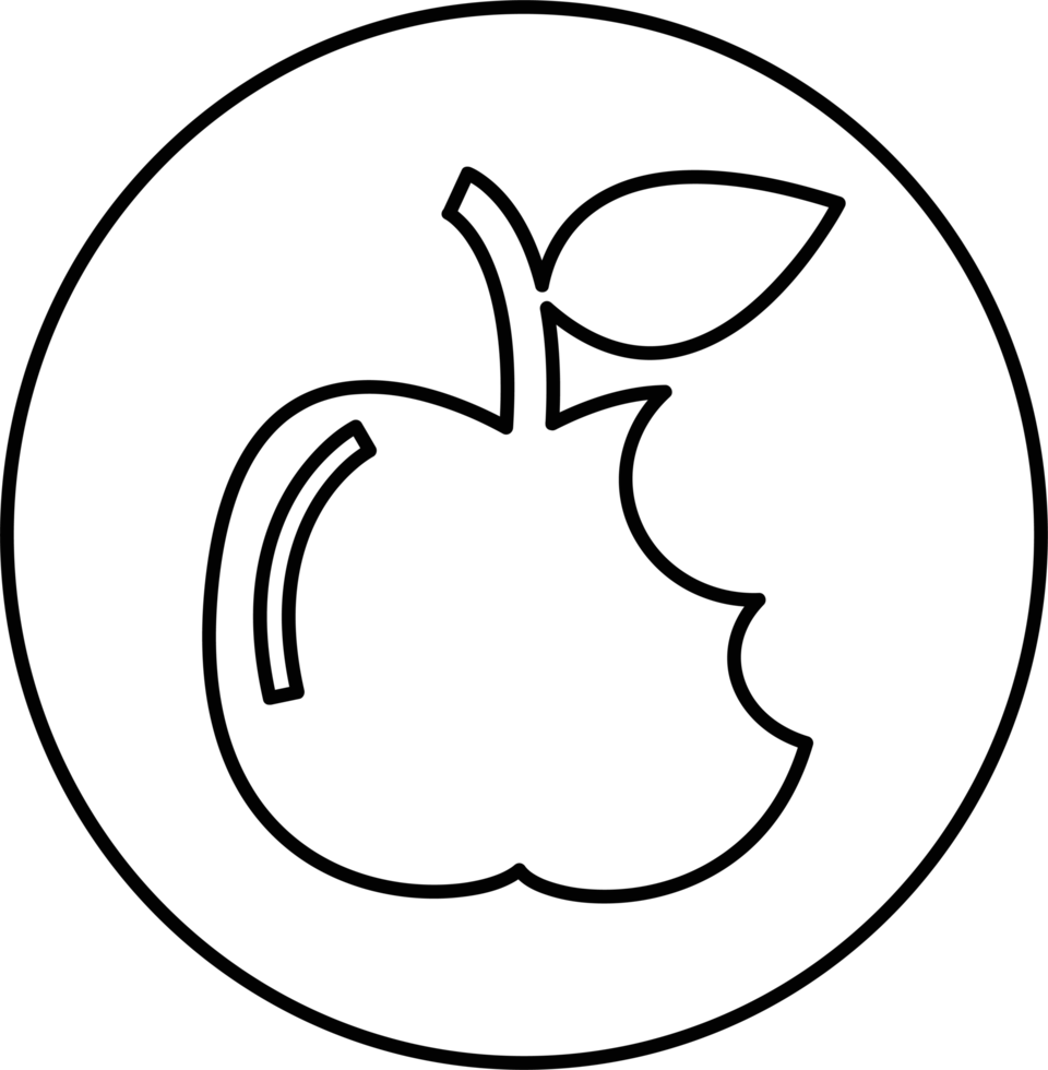 Apple icon sign symbol design png
