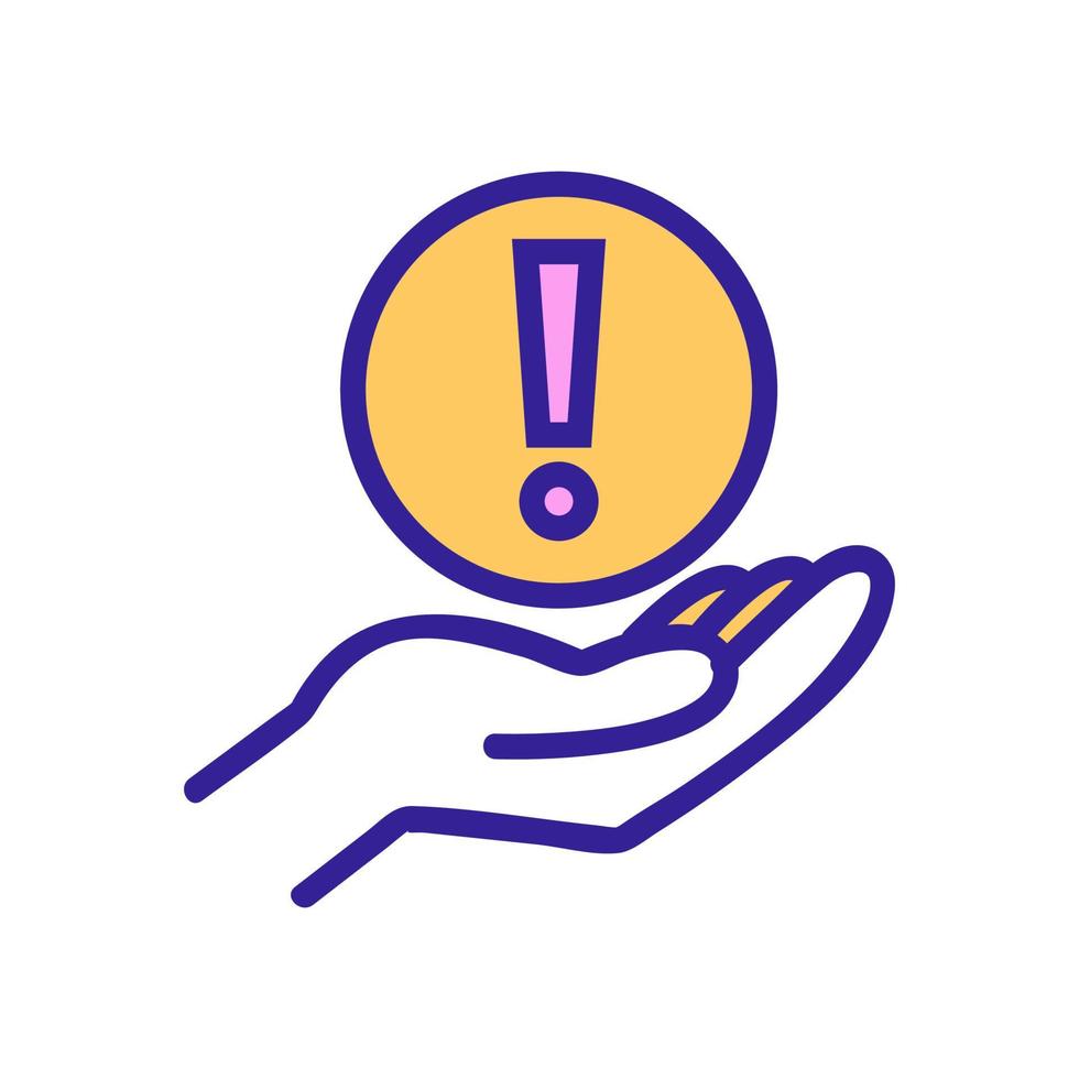 Help the icon vector. Isolated contour symbol illustration vector