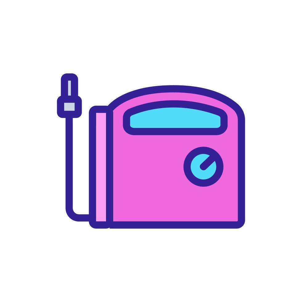 air compressor indicator icon vector outline illustration