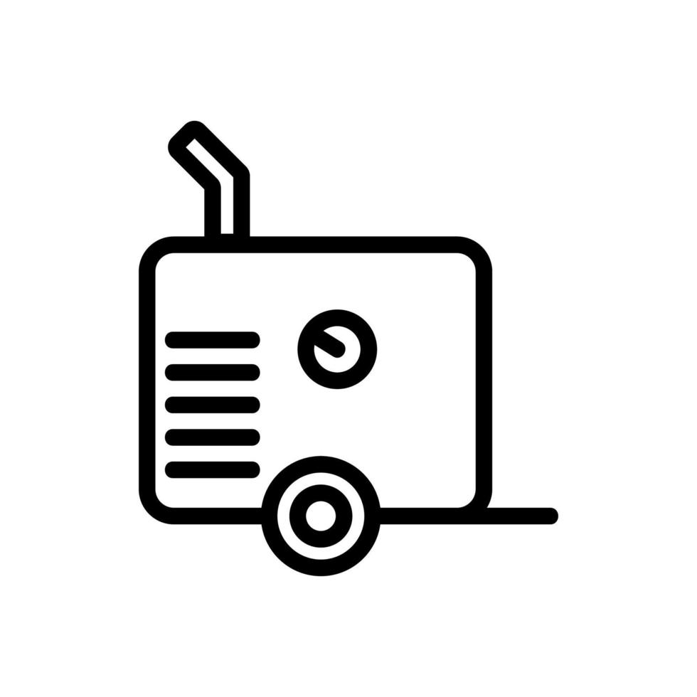 air compressor part icon vector outline illustration